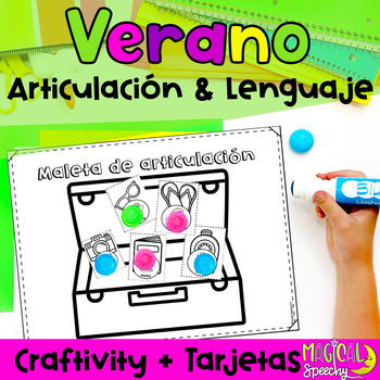 Preview of Verano Articulación & Lenguaje - Spanish Summer Articulation & Language Craft