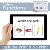Verb Action Functions Language Activity | Speech Therapy P