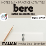 Verb BERE Conjugation Notes and Practice