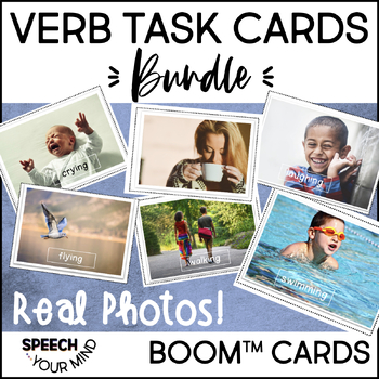 Preview of Verbs Boom Cards™ Real Photos Bundle | Verbs Bundle | Actions Bundle