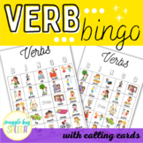Verb Bingo Irregular & Regular Verbs for Present & Past Te