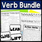 Verb Bundle | Verb Tests, Activities, Charades & Word Sear