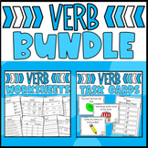 Verb Bundle: Worksheets and Task Cards