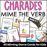 Verb Charades | Miming Game Cards for Kids
