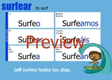 Verb Chart - Surfear
