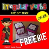 Irregular verbs  Present Tense