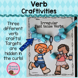 Verb Speech Therapy Craft: Irregular Past Tense Regular Pa