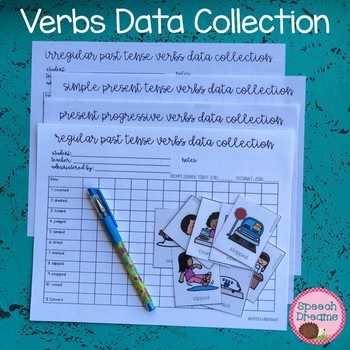 Preview of Verb Data Collection Assessment for Progress Monitoring