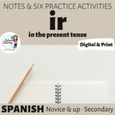 Verb IR Conjugation Notes and Practice