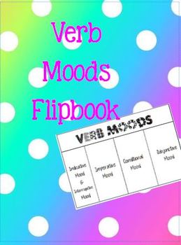 Preview of Verb Mood Flipbook
