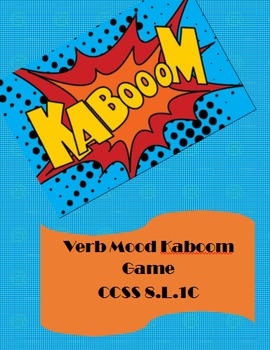 Preview of Verb Mood Kaboom