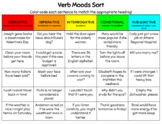 Verb Moods Digital Sort