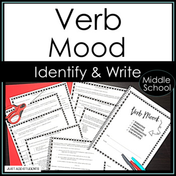 Preview of Verb Moods Practice Worksheets and Activities