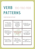 Verb Patterns (ing - to infinitive): tic-tac-toe and speak