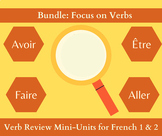 Verb Review Bundle for French I & 2: Lessons on Avoir, Êtr