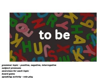 Preview of Verb TO BE - full lesson (remote/distance learning and in-room)