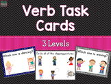 Verb Task Cards For Special Education and Speech Therapy