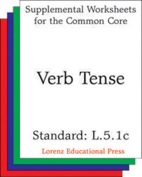 Preview of Verb Tense (CCSS L.5.1c)
