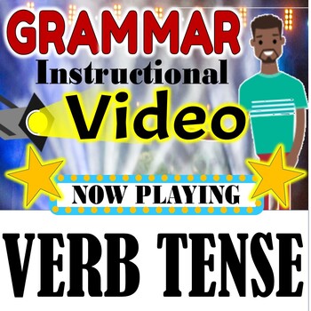 Preview of Verb Tense Grammar Video Follow Along Rules Instructional Video Remote Learning