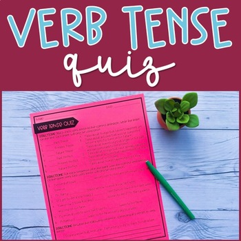 Preview of Verb Tense Quiz