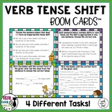 Verb Tense Shift Boom Cards | Digital Task Cards