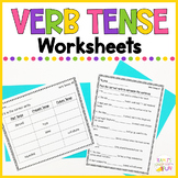 Verb Tense Worksheets | Regular and Irregular Practice | P