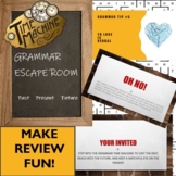 Verb Tense and Verbals: Grammar Escape Room