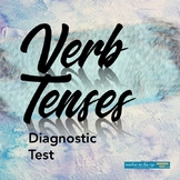 Verb Tenses Quiz/Diagnostic Test-Two Versions-With Key!