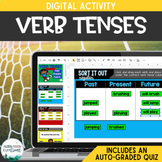 Verb Tenses Digital Grammar Activity using Google Slides 3