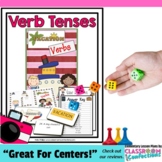 Verb Tenses Game Language Arts Center Activity 3rd 4th 5th Grades
