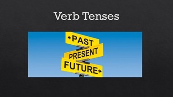 Preview of Verb Tenses Information and Guided Notes