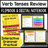 Verb Tenses Review Digital Notebook & Grammar Flipbook