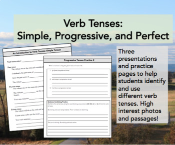 Preview of Verb Tenses: Simple, Progressive, and Perfect