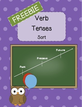 Firstgraderoundup : Verb Tense Sorts