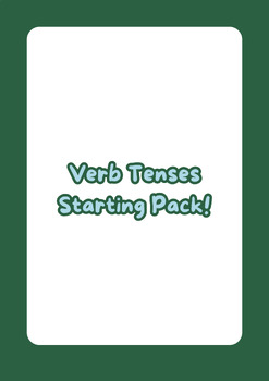 Preview of Verb Tenses Starting Pack!