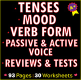 Verb Tenses Worksheets & Practice | Active and Passive Voi