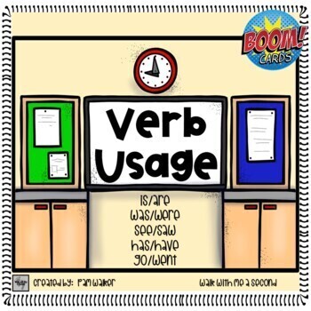 Preview of Verb Usage for Primary Grades | Boom Learning