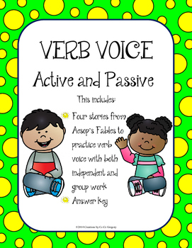 Preview of FREEBIE: Verb Voice: Active and Passive Voice Grammar Cafe