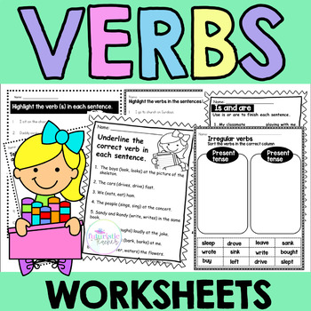 Preview of Verb Worksheets