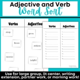 Verb and Adjective word sort