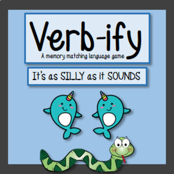 Preview of Verb-ify: a Verb-ing, Verbs and Nouns, Language, Memory Matching Game