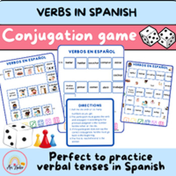 Preview of Verb practice game - Verbal tenses