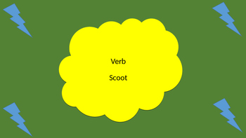 Preview of Verb scoot/Task cards
