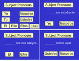 Ser And Subject Pronouns Worksheets & Teaching Resources | TpT