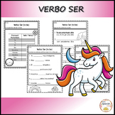 Verb to be (ser) worksheets - verbo ser