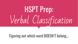 Verbal Classification Practice Google Slides - HSPT