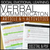 Social Emotional Learning - Verbal Communication