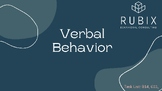 Verbal Operants Training - Elementary Operants BACB Study Tool