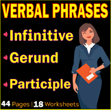 Verbal Phrases. Infinitive, Gerund, Participial Phrases. W