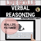 Verbal Reasoning for Activities of Daily Living Speech Boo